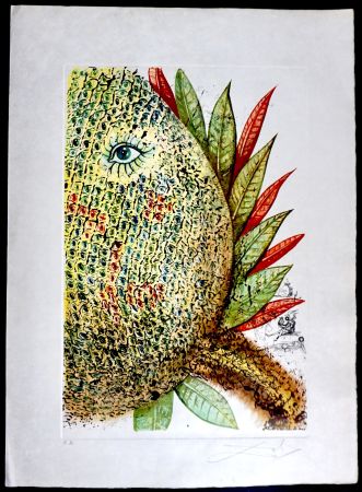 Grabado Dali - Vegetation Inedit (Pineapple)