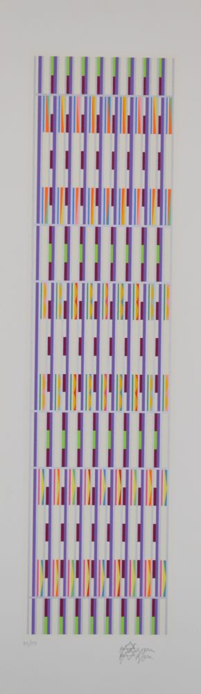 Múltiple Agam - Vertical orchestration purple