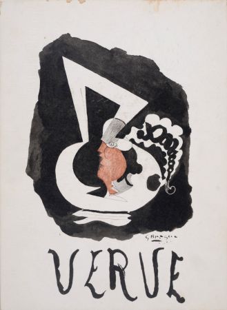 Litografía Braque - Verve, 1952