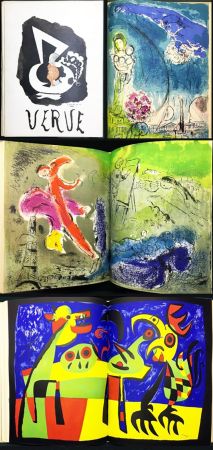 Libro Ilustrado Chagall - VERVE Vol. VII. N° 27-28. VISIONS DE PARIS (1953)