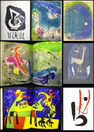 Libro Ilustrado Chagall - VERVE Vol. VII. N° 27-28. VISIONS DE PARIS (1953)