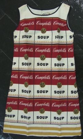 Litografía Warhol - VESTIDO SOPA CAMPBELL