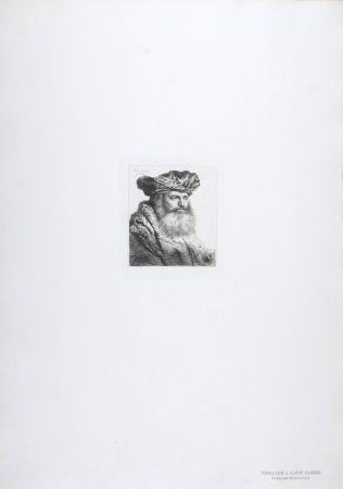 Heliograbado Rembrandt - Vieillard a barbe carrée