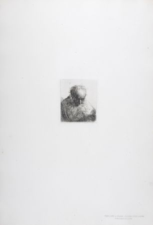 Heliograbado Rembrandt - Vieillard a barbe carrée fort large