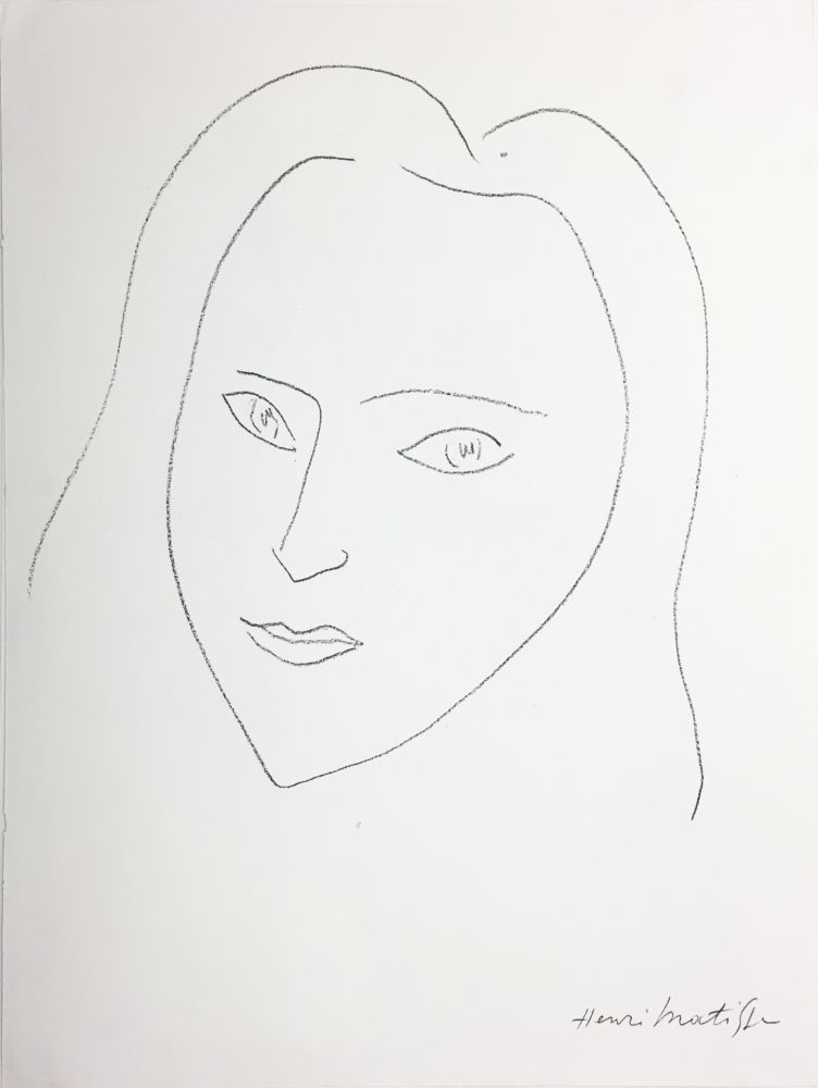 Litografía Matisse - VISAGE (1943)