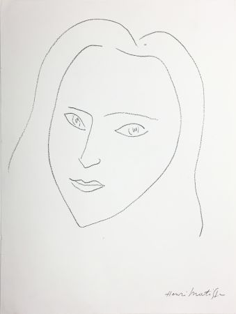 Litografía Matisse - VISAGE (1943)