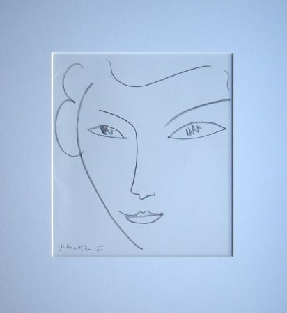 Litografía Matisse - Visage, 1951