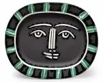 Cerámica Picasso - Visage Gris