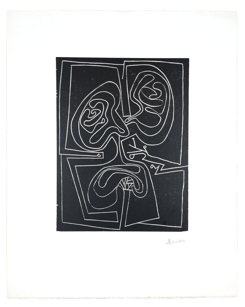 Grabado En Madera Müller - VISAGE VI
