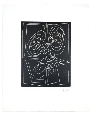 Grabado En Madera Müller - VISAGE VI