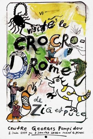 Cartel De Saint Phalle - Visitez le crocrodrome de Zig et Puce