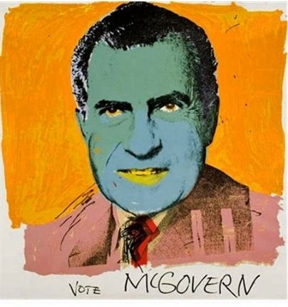 Serigrafía Warhol - Vote McGovern