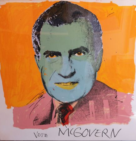 Serigrafía Warhol - Vote McGovern