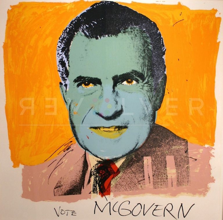 Serigrafía Warhol - Vote McGovern 84