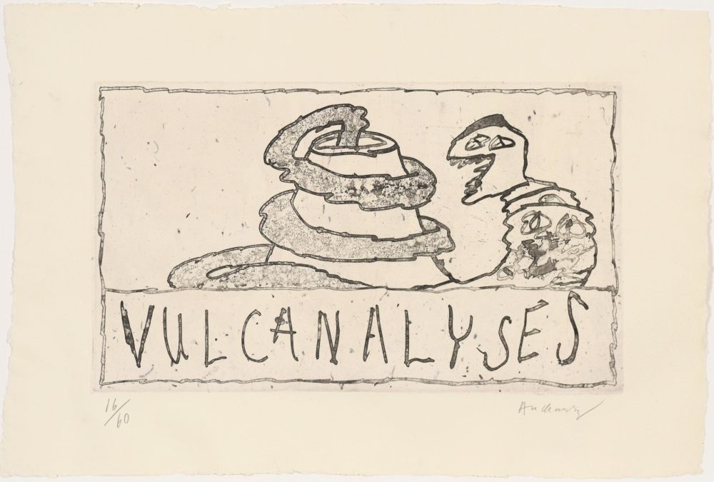 Aguafuerte Alechinsky - Vulcanalyses 01