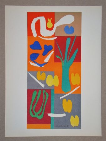Litografía Matisse (After) - Végétaux - 1952