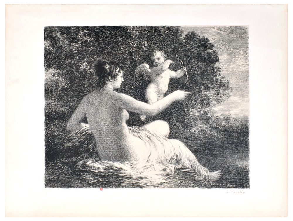 Litografía Fantin-Latour - Vénus et l'Amour