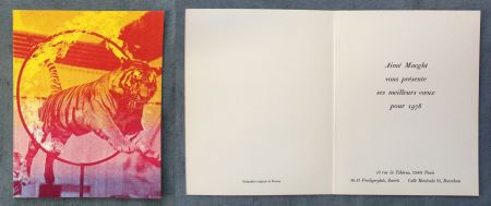 Serigrafía Monory - Vœux d'Aimé Maeght pour 1978 : SÉRIGRAPHIE ORIGINALE DE MONORY