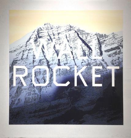 Litografía Ruscha - Wall Rocket 