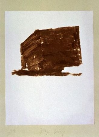 Litografía Beuys - Wandernde Kiste Nr.1