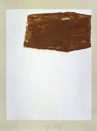 Litografía Beuys - Wandernde Kiste Nr. 2