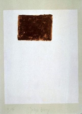 Litografía Beuys - Wandernde Kiste Nr. 5