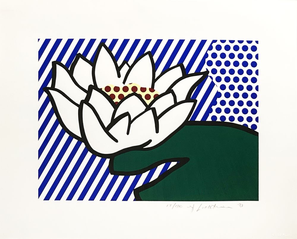 Serigrafía Lichtenstein - Water Lily