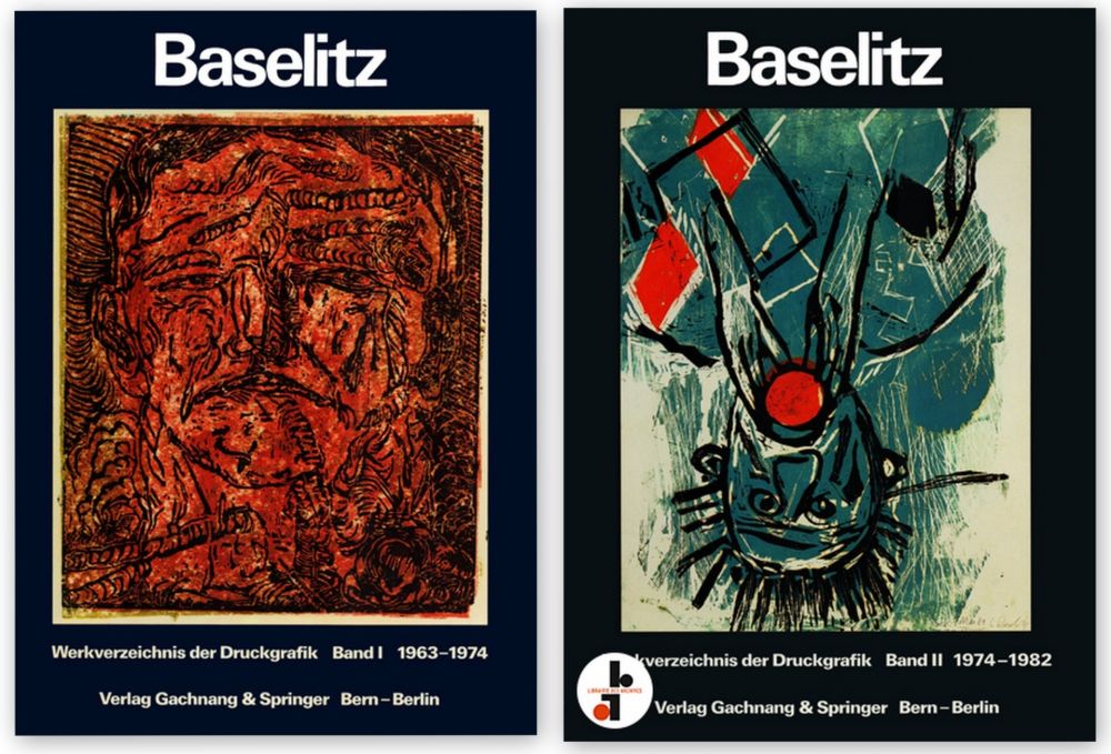 Libro Ilustrado Baselitz - Werkverzeichnis der Druckgrafik - 2 Volumes - Catalogue raisonne Graphic work