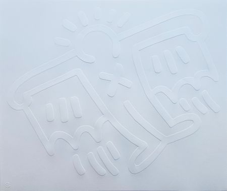 Serigrafía Haring - White Icons (D) - X-Man