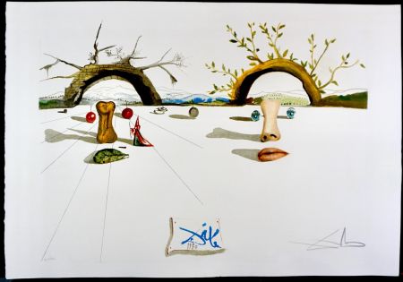 Grabado Dali - Winter and Summer