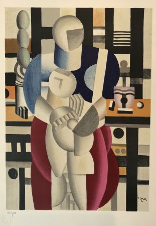 Litografía Leger - Woman and Child (La femme et l'enfant)
