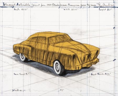 Litografía Christo & Jeanne-Claude - Wrapped Automobile 