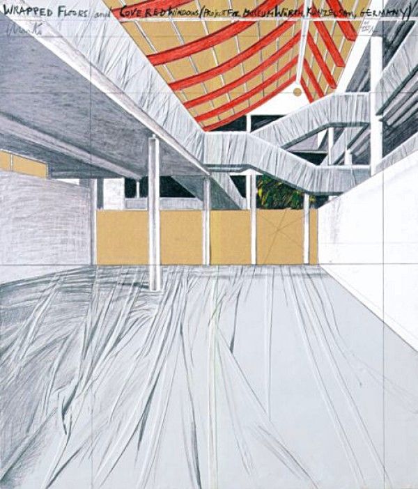 Múltiple Christo - Wrapped Floors and Covered Windows, Museum Würth