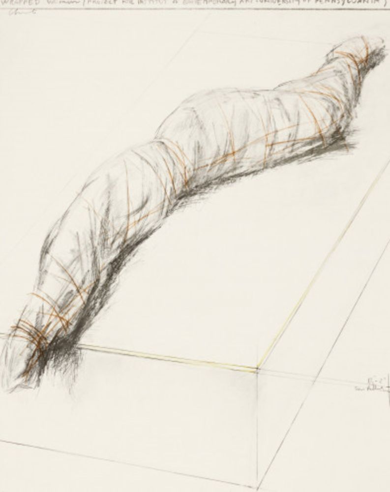 Serigrafía Christo - Wrapped Woman