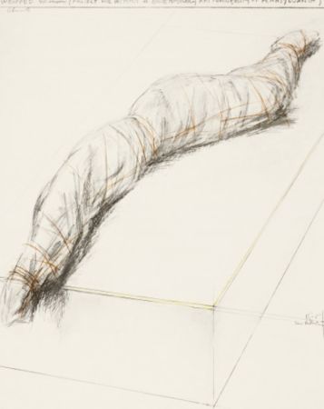 Serigrafía Christo - Wrapped Woman