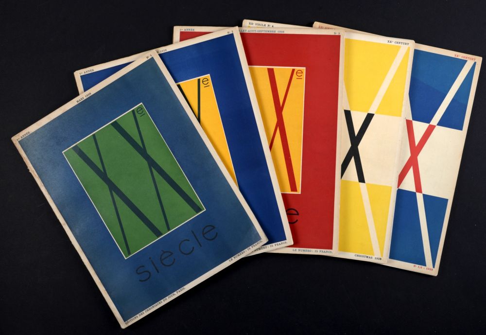 Libro Ilustrado Kandinsky - XX e siècle, Paris 1938-1939 - A scarce complet run of the first 5 issues of the Art Review XX e siècle, Paris 1938-1939