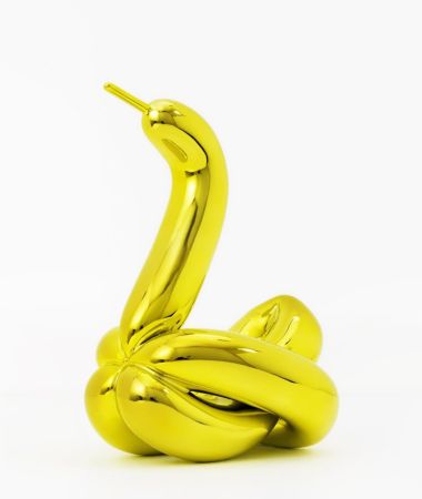 Sin Técnico Koons - Yellow Balloon Swan