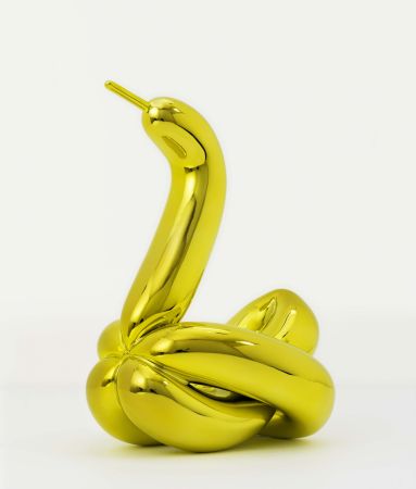 Sin Técnico Koons - Yellow Balloon Swan
