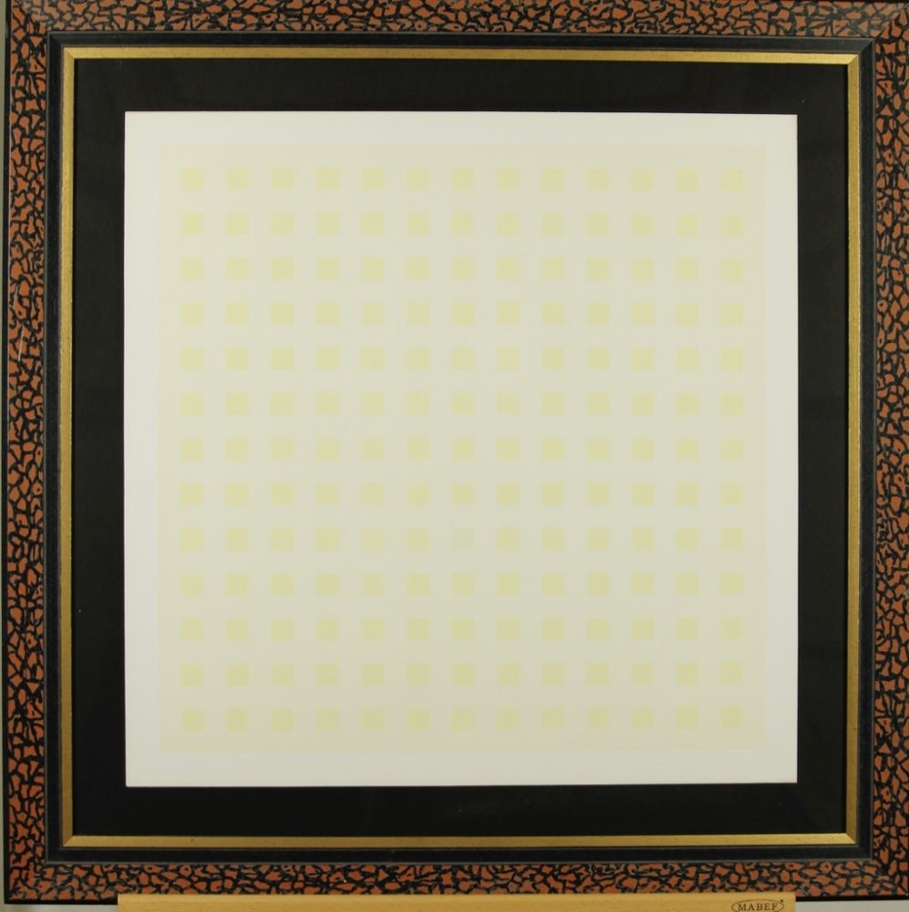 Serigrafía Calderara - Yellow squares