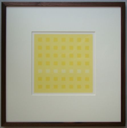 Serigrafía Calderara - Yellow Squares