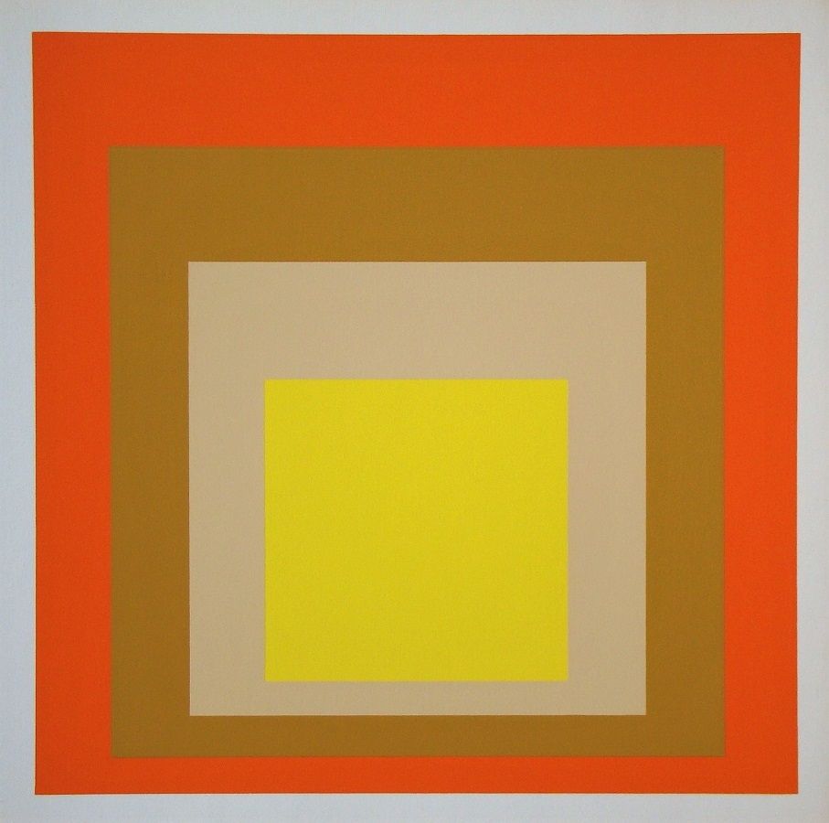 Serigrafía Albers - Yes Sir, 1955