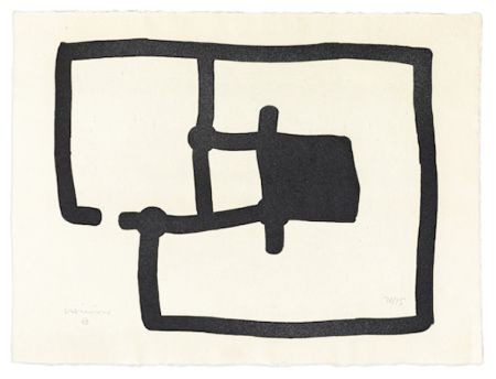 Grabado Chillida - Zedatu III