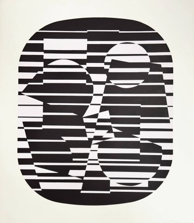 Serigrafía Vasarely - Zeta