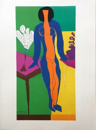 Litografía Matisse - ZULMA (1950). Rare épreuve du tirage de luxe sur Arches