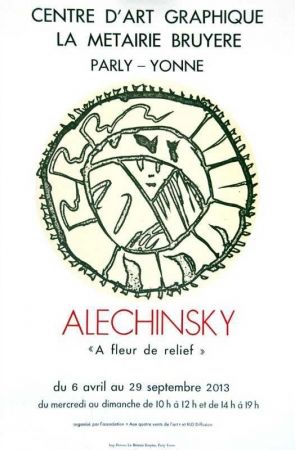Litografía Alechinsky - À fleur de relief