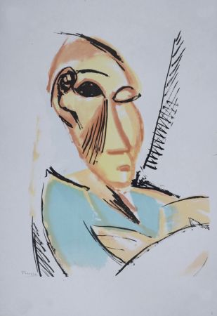 Litografía Picasso (After) - Étude pour Les Demoiselles d'Avignon, 1946