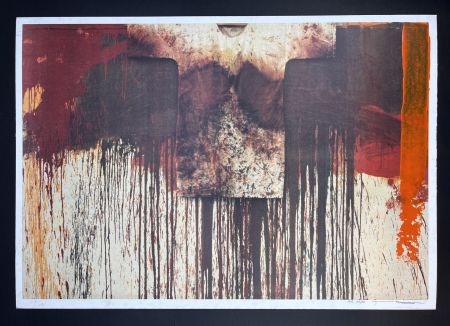 Múltiple Nitsch - Übermalte Bild-Lithographien