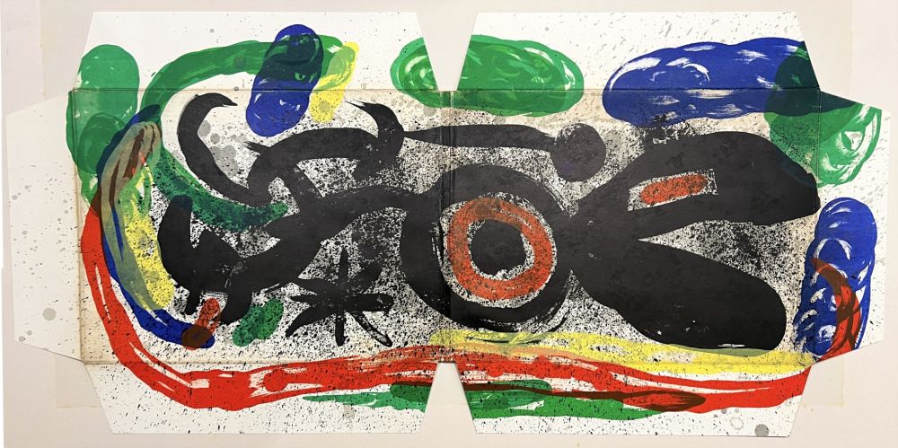 Litografía Miró - Œuvre Gravé et Lithographié. UNE LITHOGRAPHIE ORIGINALE EN COULEURS (1969)