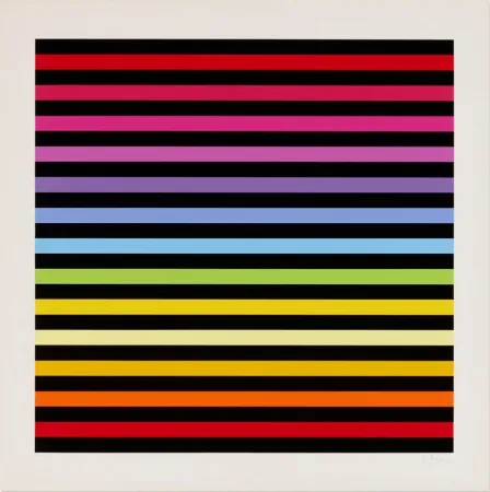 Serigrafía Agam - Solfège, Transformation, Fusion