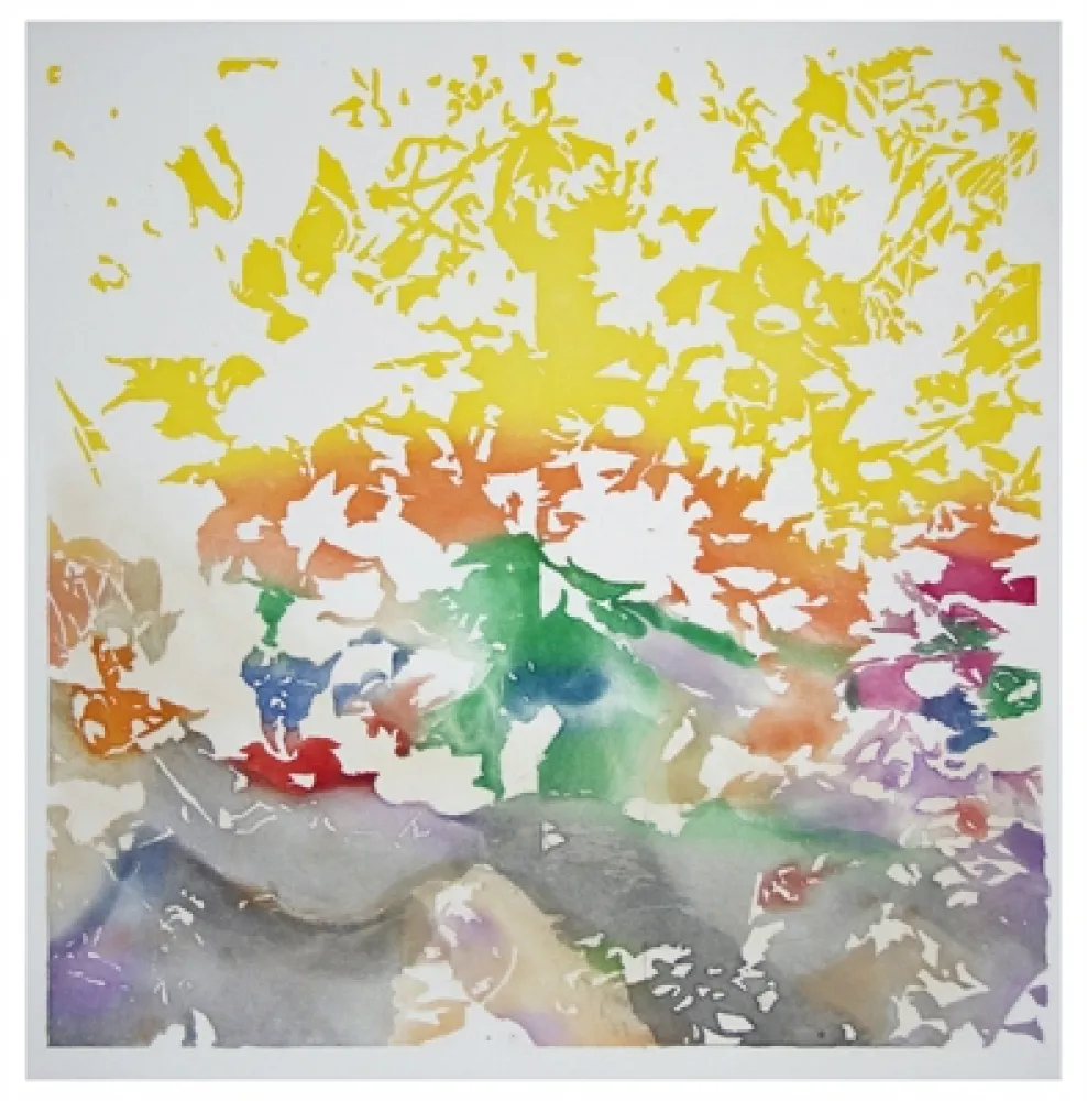 Aguatinta Agosti - Jardin blanc